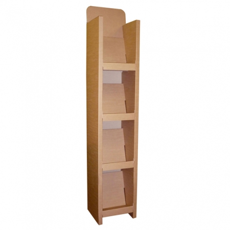 Colonne- prsentoir 4 Tablettes en carton - cardboard Shelf Column 